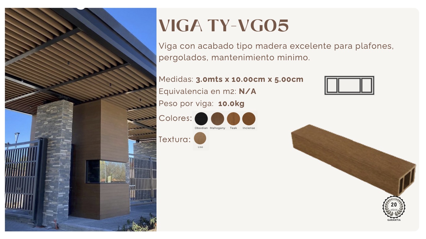 Viga sintética modelo 10