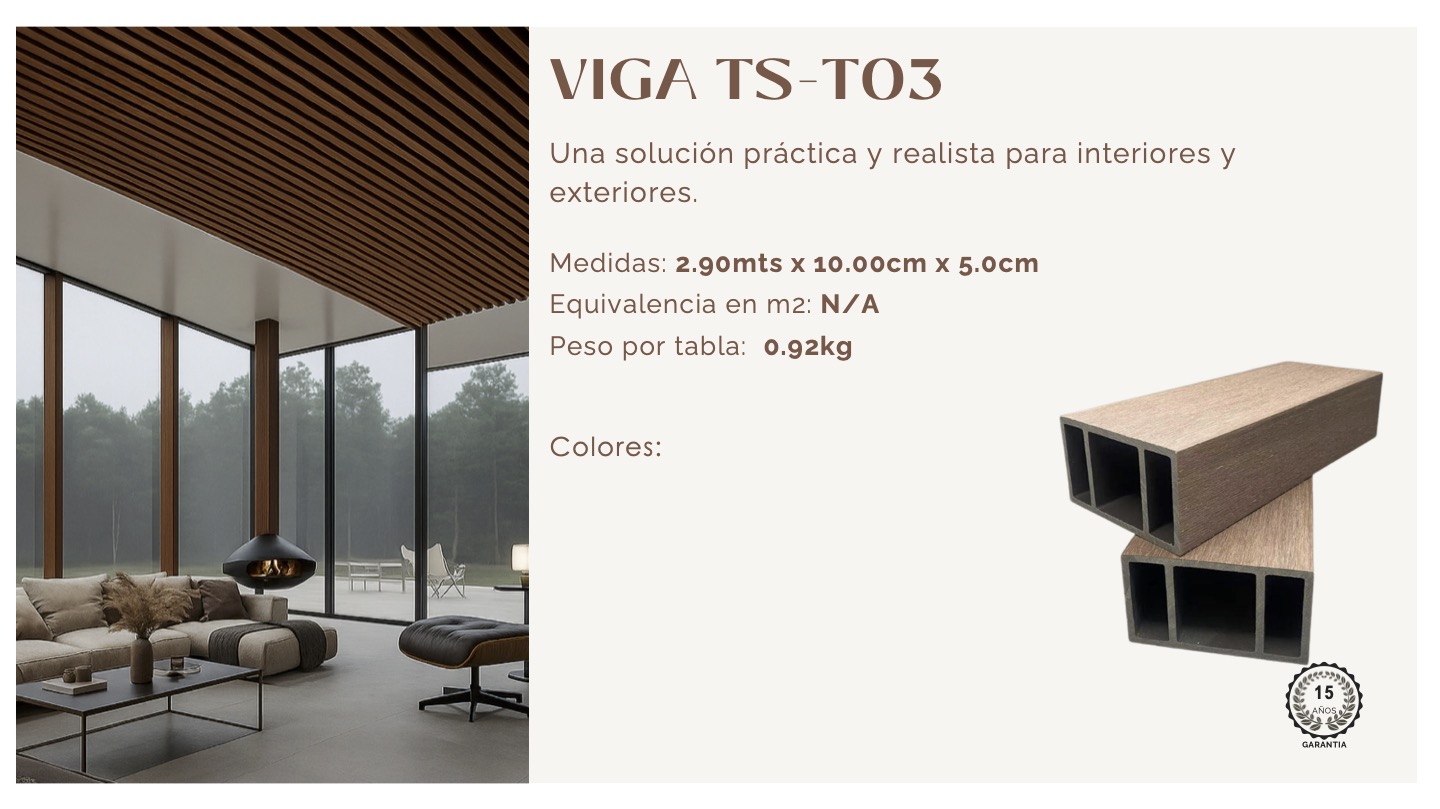 Viga sintética modelo 13