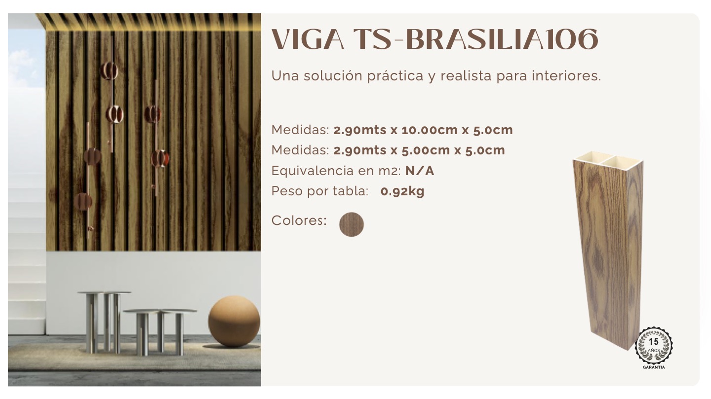 Viga sintética modelo 16