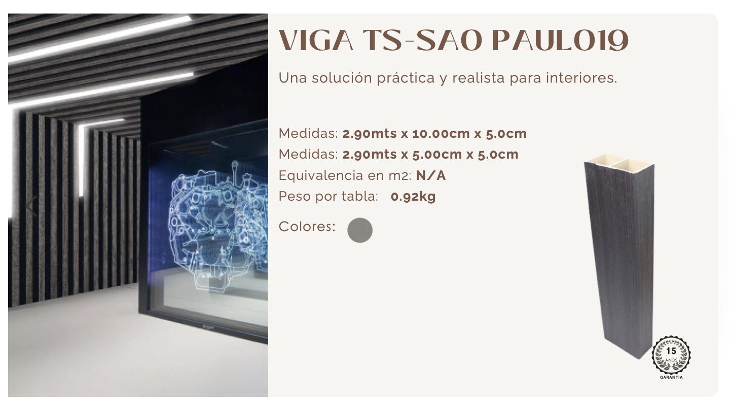 Viga sintética modelo 17