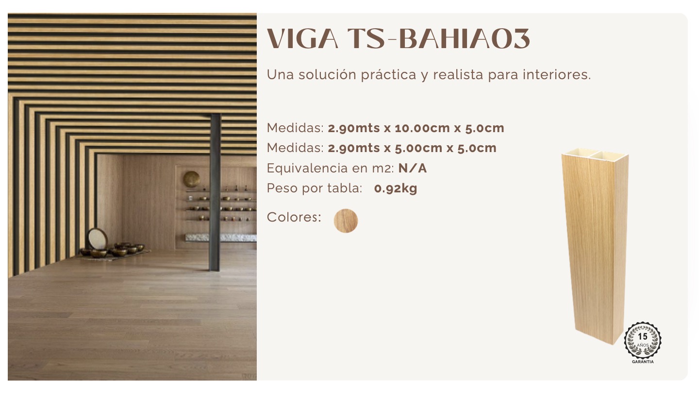 Viga sintética modelo 18